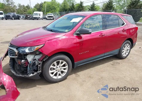2018 Chevrolet Equinox Lt из США, поврежденный, VIN 2GNAXJEV8J6249575
